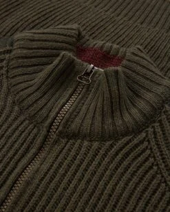 Men's Ribbed Half Zip Sweater -Celtic & Co Store 104215