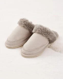 Moccasin Stitch Mules
