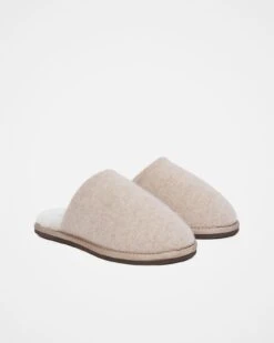 Recycled Cashmere Mules -Celtic & Co Store 122038