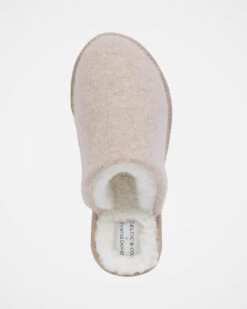 Recycled Cashmere Mules -Celtic & Co Store 136228