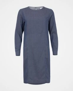 Twill Knee Length Shift Dress -Celtic & Co Store 142354