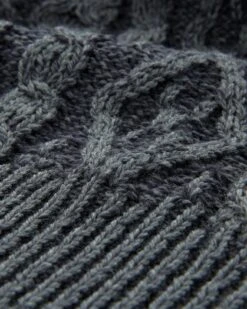 Men's Plated Cable Crew Neck Sweater -Celtic & Co Store 144164