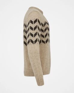 Men's Shetland Chevron Sweater 14 Men's Shetland Chevron Sweater -Celtic & Co Store 144186
