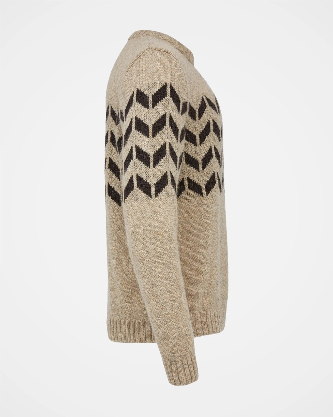 Men's Shetland Chevron Sweater 7 Men's Shetland Chevron Sweater - Image 5
