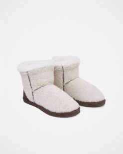 Teddy Shearling Shortie House Boots -Celtic & Co Store 144282