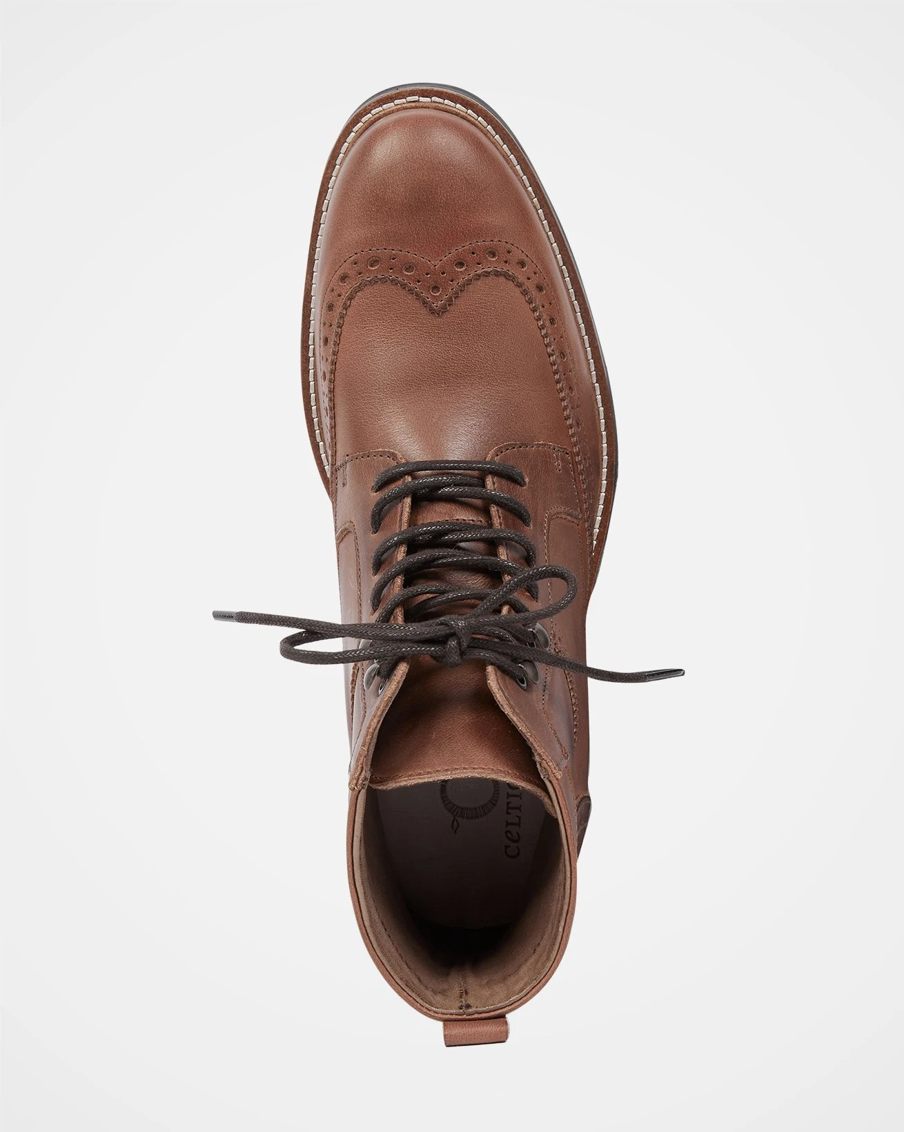 Men's Lace Up Brogue Boots 7 Men's Lace Up Brogue Boots - Image 5