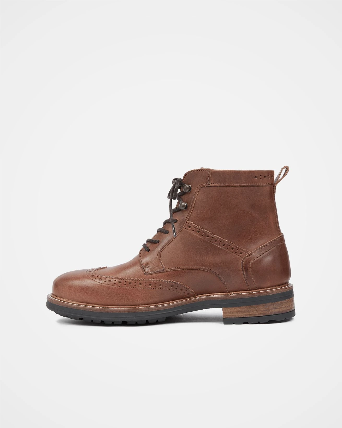 Men's Lace Up Brogue Boots 5 Men's Lace Up Brogue Boots - Image 3