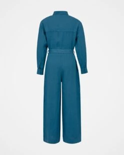 Pure Linen Long Sleeve Jumpsuit -Celtic & Co Store 158450