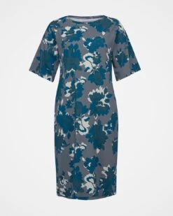 Organic Cotton T-Shirt Knee Length Dress -Celtic & Co Store 158513