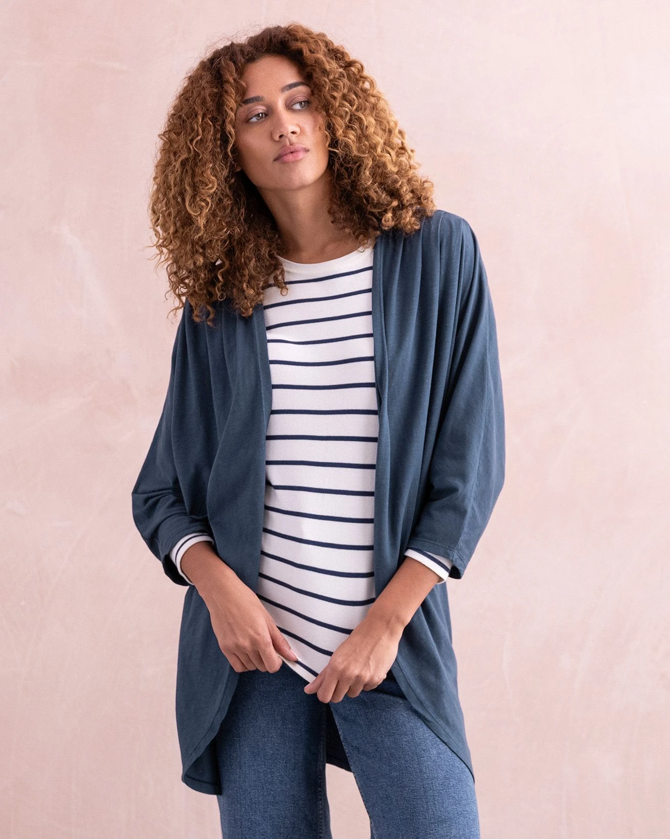 Organic Cotton Jersey Cardigan 4 Organic Cotton Jersey Cardigan - Image 2