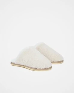 Teddy Shearling Mule Slippers 10 Teddy Shearling Mule Slippers -Celtic & Co Store 161686