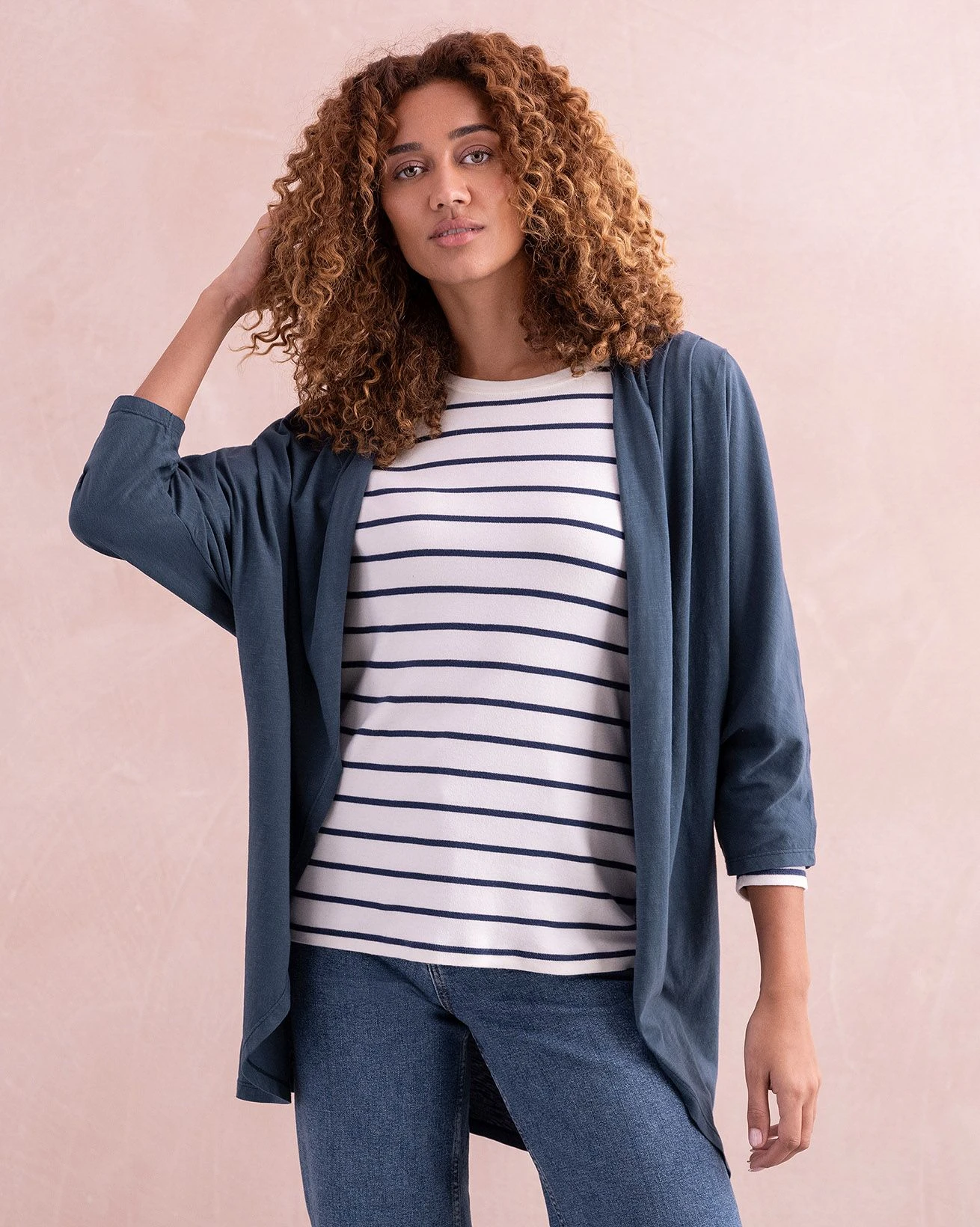 Organic Cotton Jersey Cardigan 3 Organic Cotton Jersey Cardigan