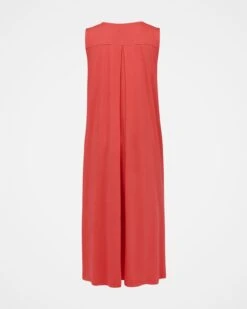 Organic Cotton Pleated Back Midi Dress -Celtic & Co Store 163020