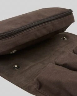 Trim Leather Wash Bag Roll -Celtic & Co Store 163837