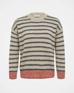 Slub Cotton Crew Neck Sweater -Celtic & Co Store 167561