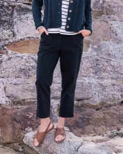 Slim Leg Cotton Pants