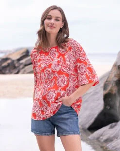 Woven Relaxed T Shirt -Celtic & Co Store 168131