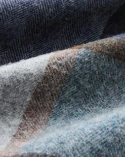 Merino Lambswool Check Throw -Celtic & Co Store 170989