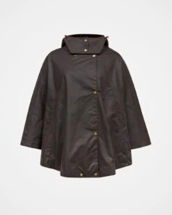 Waxed Cotton Cape 13 Waxed Cotton Cape -Celtic & Co Store 172573