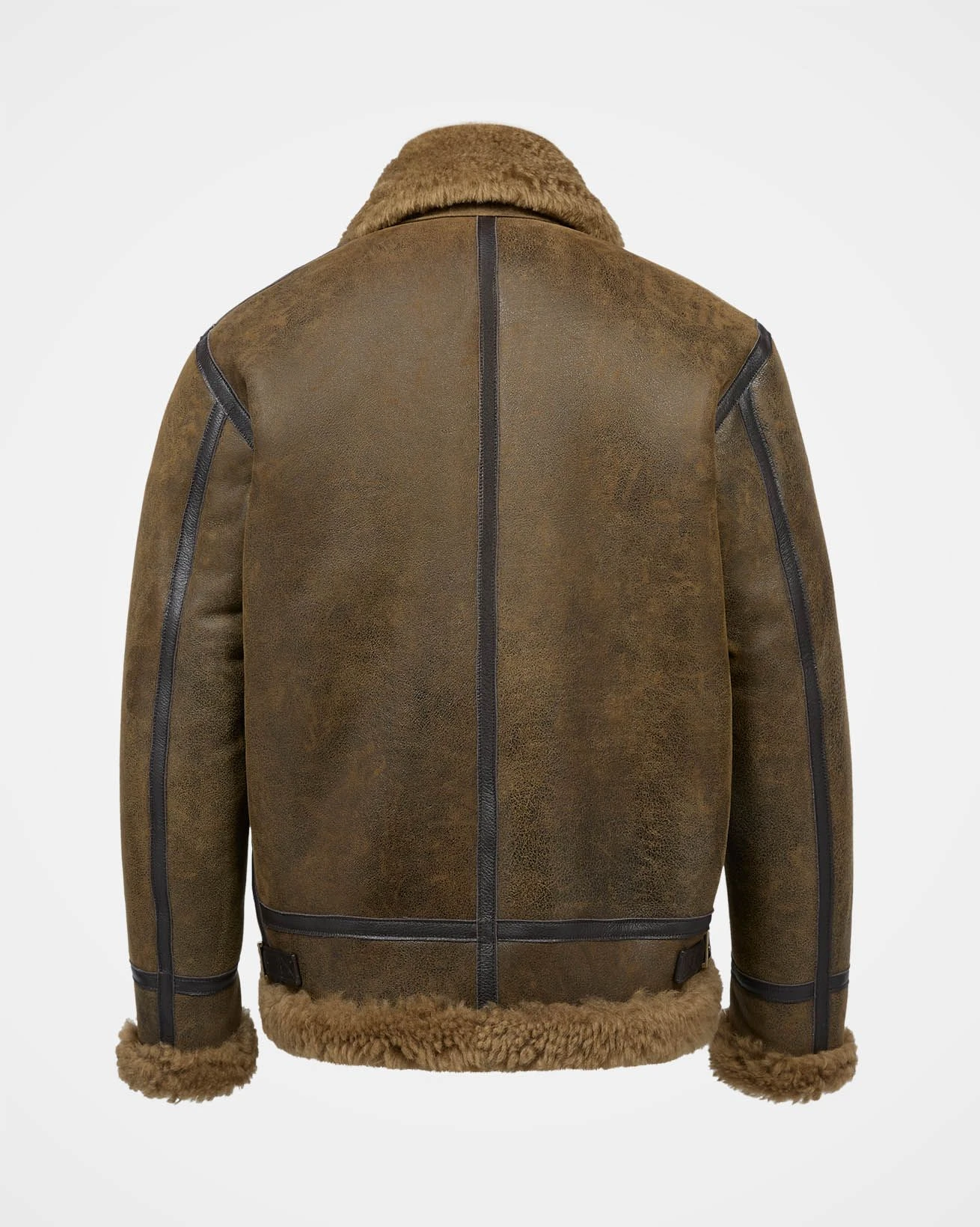 Men's Shearling Classic Aviator Jacket 6 Men's Shearling Classic Aviator Jacket - Image 4