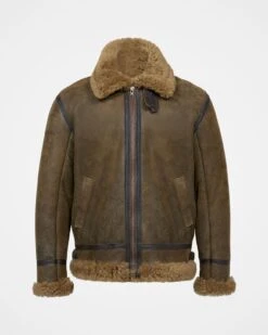 Men's Shearling Classic Aviator Jacket 13 Men's Shearling Classic Aviator Jacket -Celtic & Co Store 172693