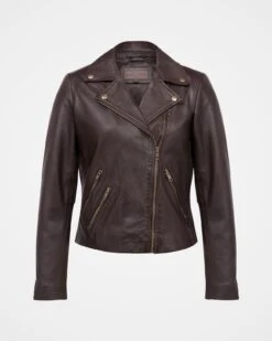 Leather Biker Jacket -Celtic & Co Store 172813