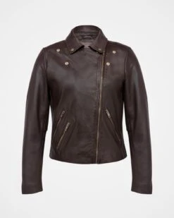 Leather Biker Jacket -Celtic & Co Store 172814