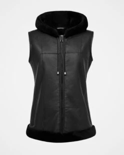 Hooded Shearling Bodywarmer 12 Hooded Shearling Bodywarmer -Celtic & Co Store 172891