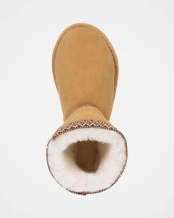 Braid Trim Shearling Shortie Boots 13 Braid Trim Shearling Shortie Boots -Celtic & Co Store 173121