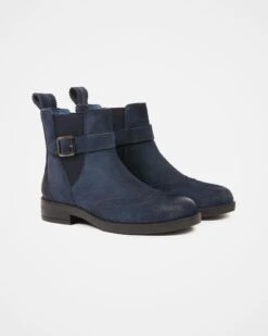 Brogued Strap Detail Chelsea Boots -Celtic & Co Store 173661