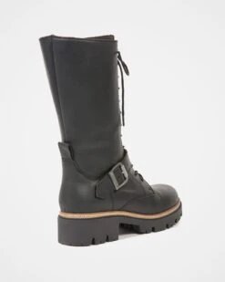 Strap Detail Mid Calf Boots -Celtic & Co Store 173759