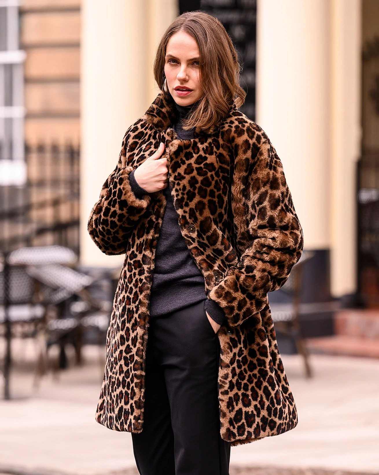 Leopard Print Shearling Coat 3 Leopard Print Shearling Coat