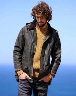 Men's Ribbed Fishermans Sweater -Celtic & Co Store 173966