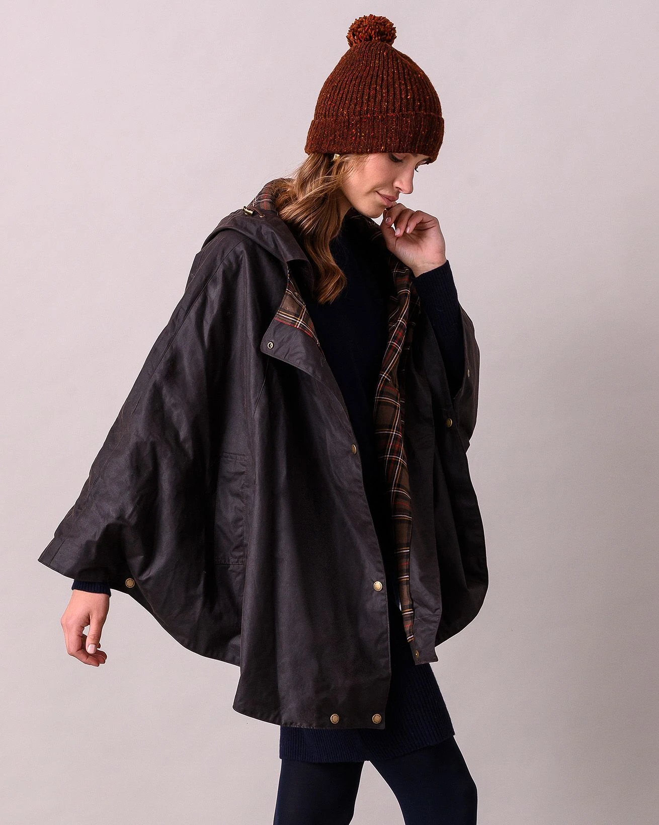 Waxed Cotton Cape 11 Waxed Cotton Cape - Image 9