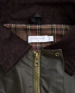 Men's Grown On Sleeve Waxed Jacket -Celtic & Co Store 177076