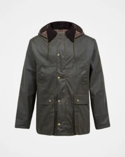 Men's Grown On Sleeve Waxed Jacket -Celtic & Co Store 177081