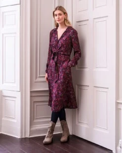 Tie Front Midi Shirt Dress -Celtic & Co Store 177158