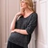 Shimmer V Neck Sweater -Celtic & Co Store 178871