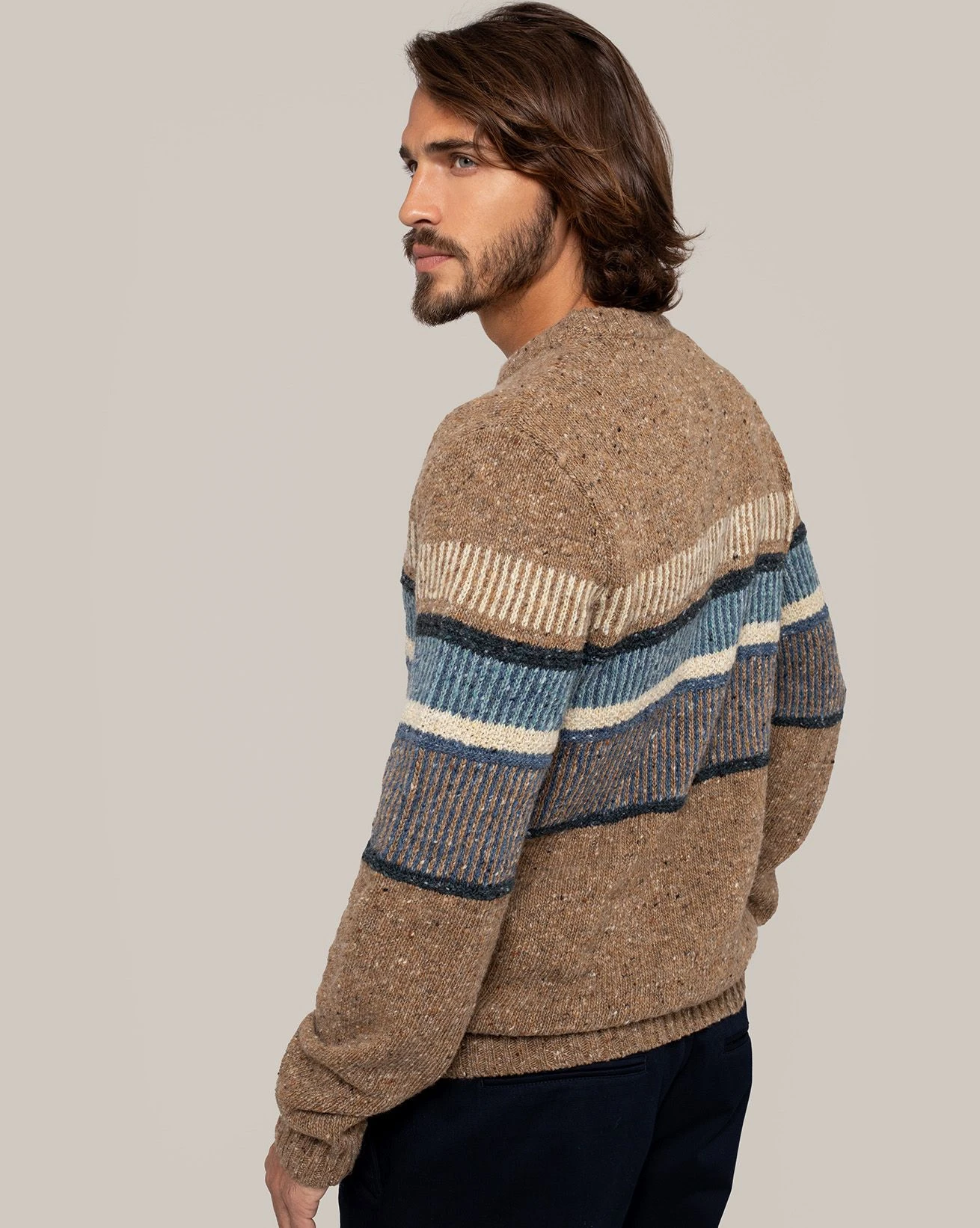 Men's Statement Donegal Sweater 3 Men's Statement Donegal Sweater - Image 2