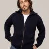 Men's Ribbed Zip Cardigan -Celtic & Co Store 180126