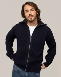 Celtic & Co Store 19 Men's Ribbed Zip Cardigan