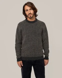 Celtic & Co Store 23 Men's Contrast Textured Stitch Sweater