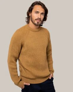 Men's Ribbed Fishermans Sweater