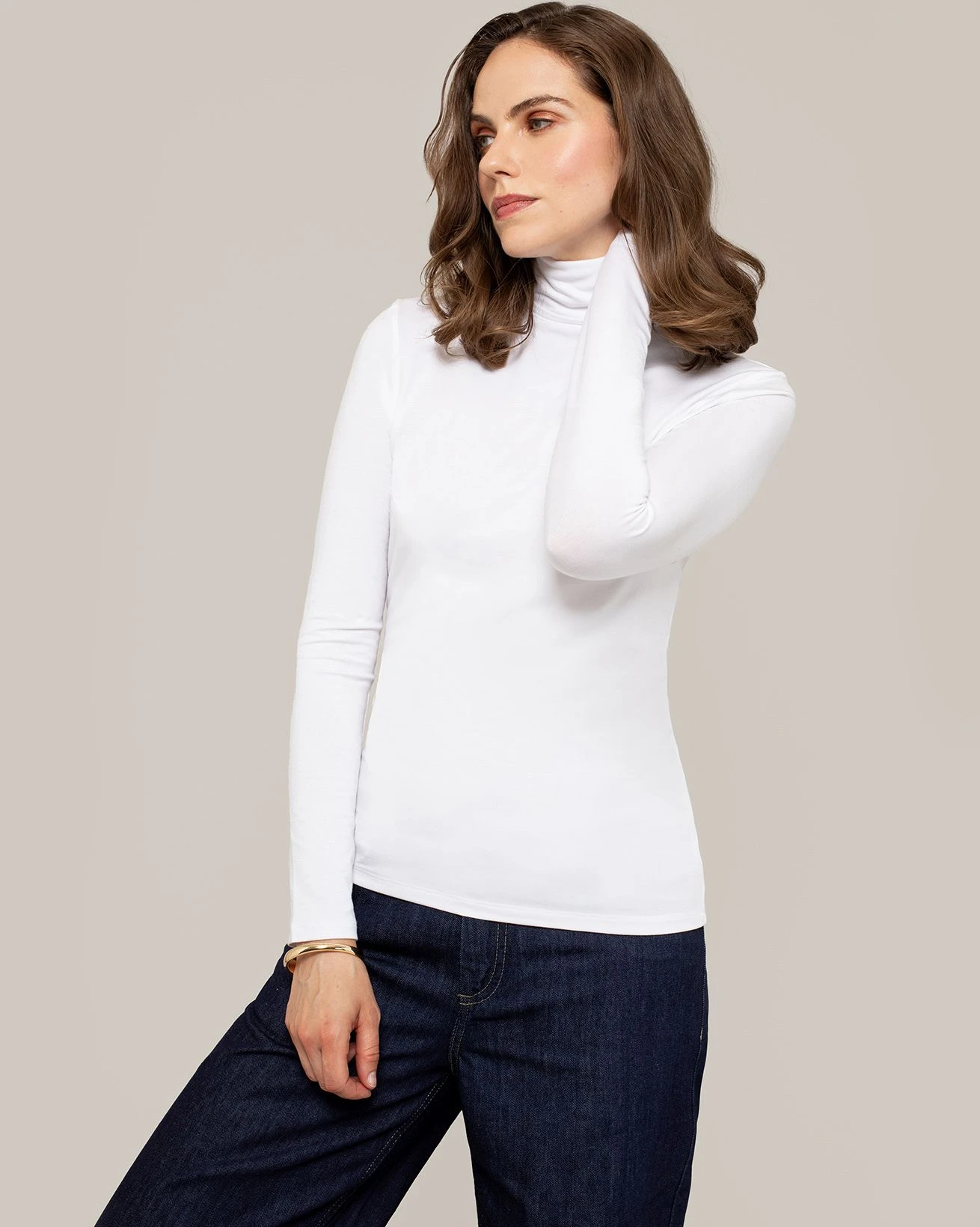 Silky Roll Neck 3 Silky Roll Neck