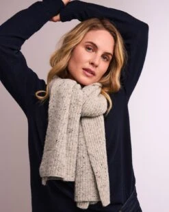 Donegal Rib Scarf -Celtic & Co Store 182130