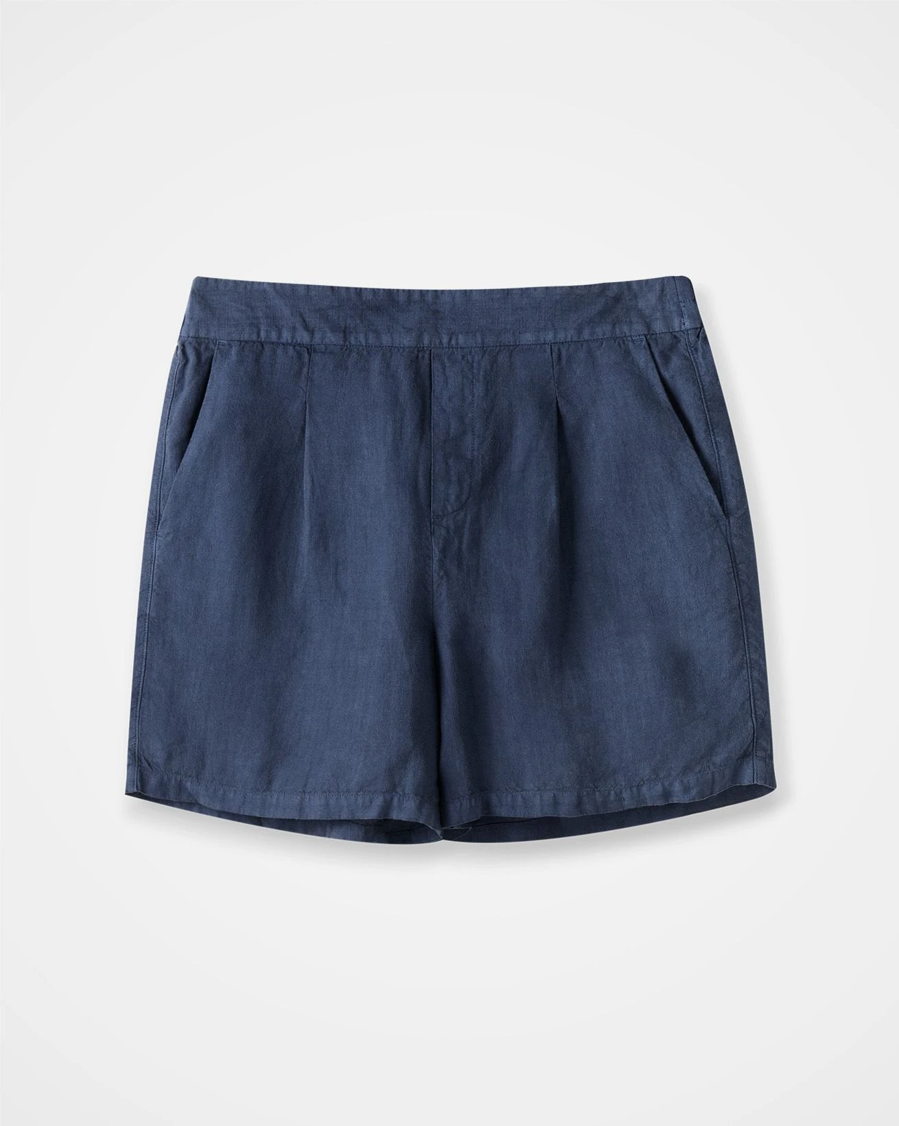 Linen Pleat Front Shorts 7 Linen Pleat Front Shorts - Image 5