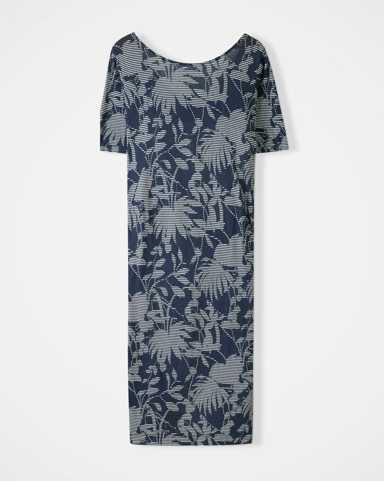 Linen Blend Button Back Dress 4 Linen Blend Button Back Dress - Image 2