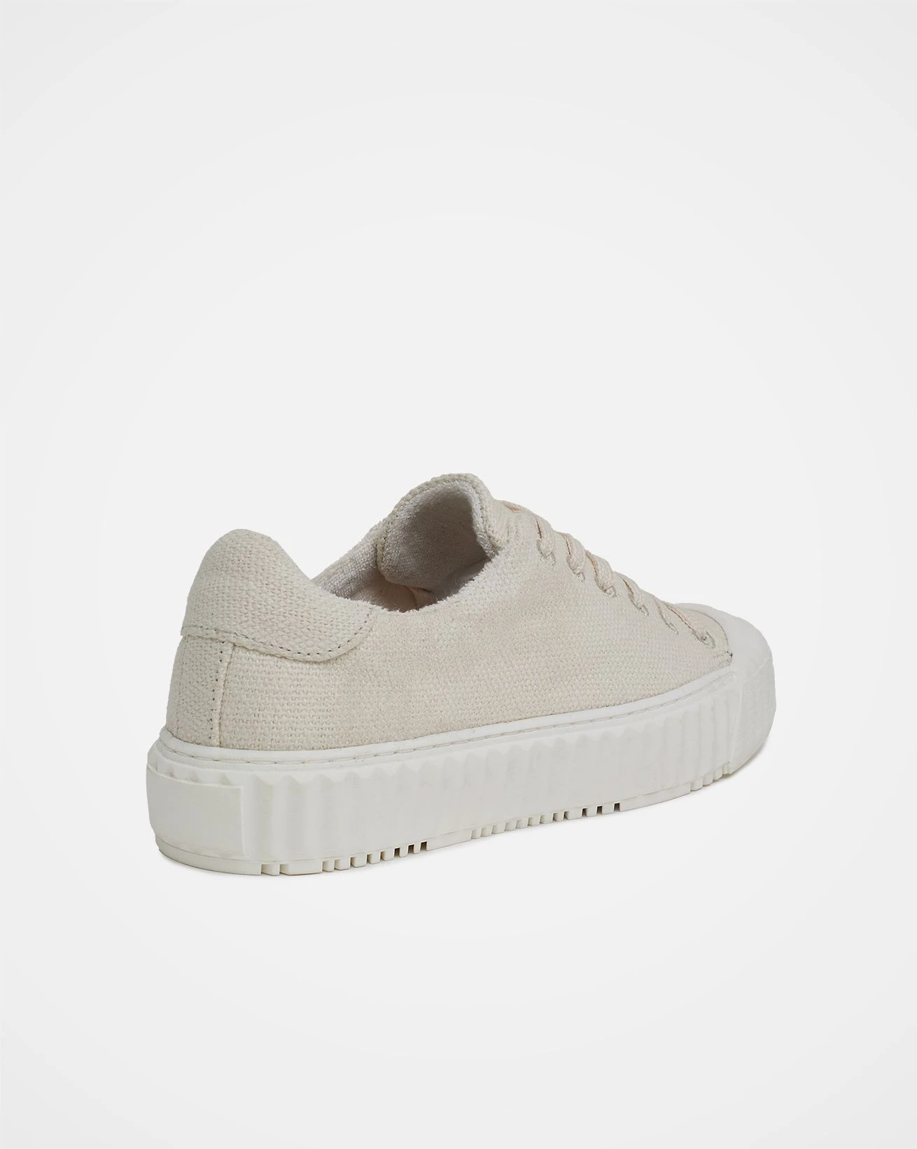 Lace Up Recycled Canvas Low Top Sneakers 7 Lace Up Recycled Canvas Low Top Sneakers - Image 5