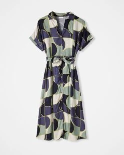 Grown On Sleeve Midi Shirt Dress -Celtic & Co Store 188938