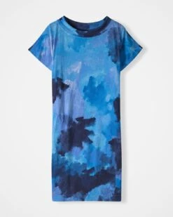 Organic Cotton Collared Knee Length Dress -Celtic & Co Store 188945